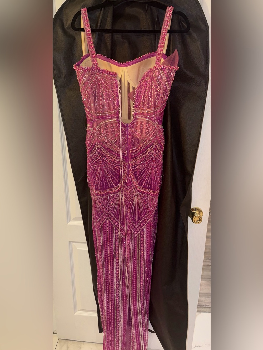 Albina Dyna Blush Gown - Picture 8 of 9